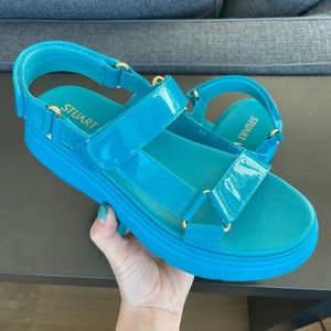 Stuart Weitzman Blue Sandals